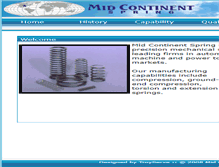 Tablet Screenshot of mcspring.com